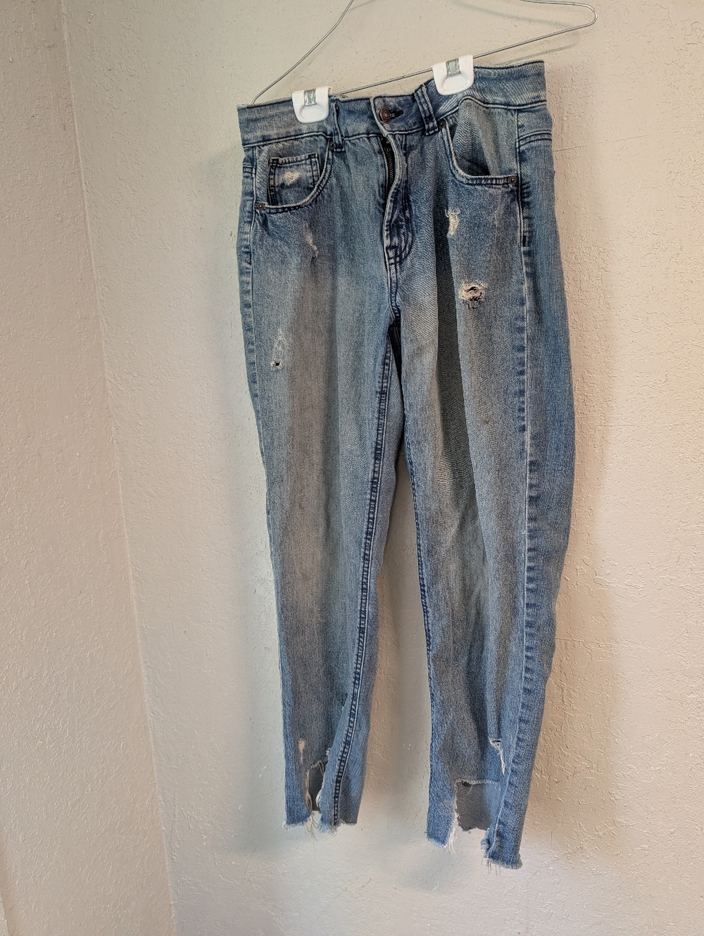 Rewash High Rise Distressed Jeans 5 Relaxed Boyfriend Indie Sleaze Casual